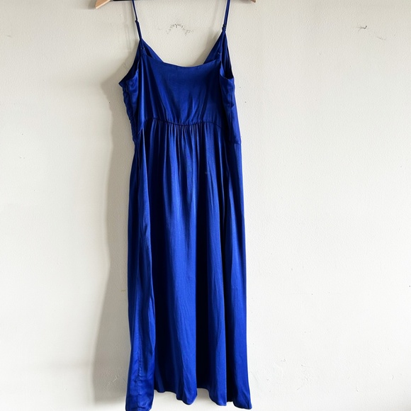Anthropologie — Giverny Midi Slip Dress (Blue) — Size 8 - Picture 4 of 16